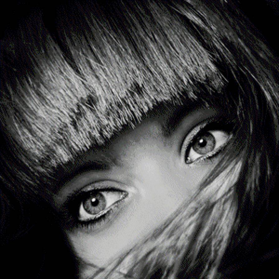 глаза - девушка, глаза - предпросмотр