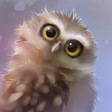 Схема вышивки «Совенок»