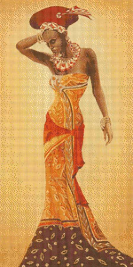 Африканская красавица - африка - предпросмотр