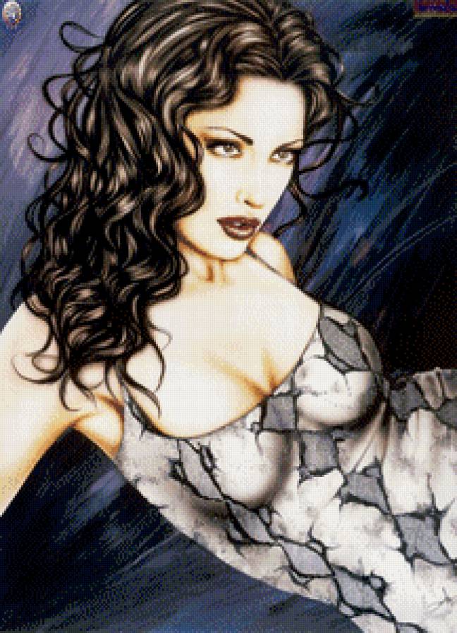 Девушка - дама, девушка, красавица - предпросмотр