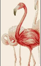 Оригинал схемы вышивки «фламинго» (№504546)