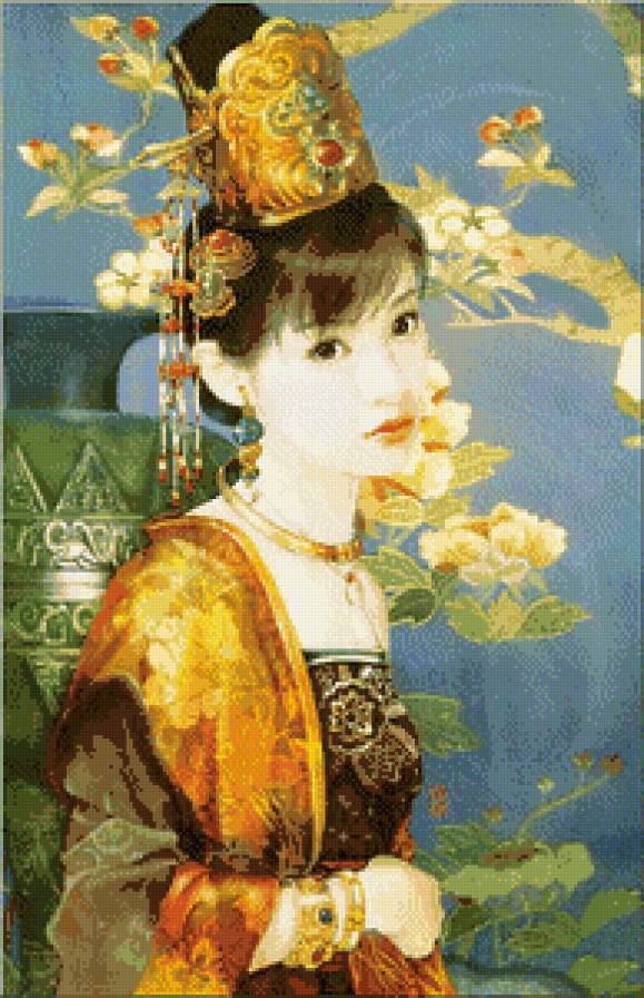 девушка - япония, китай, девушка - предпросмотр