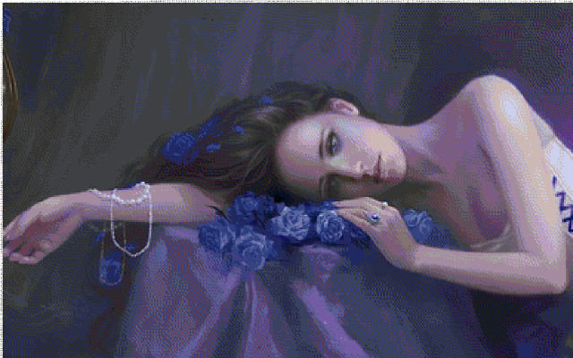 девушка - красота, печаль, цветы - оригинал