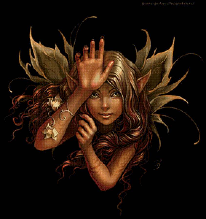 девушка-эльф - красота, фея - предпросмотр