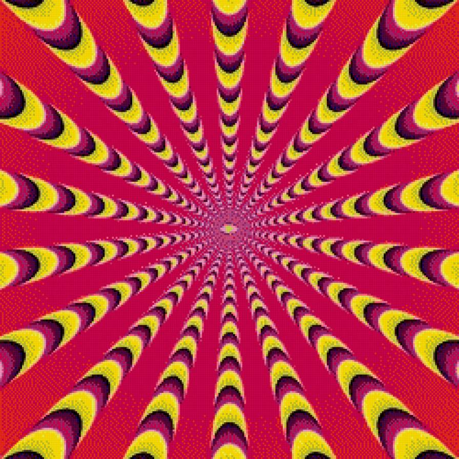 Оптическая иллюзия.Шевелилка. - иллюзия, оберег - предпросмотр