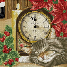 Схема вышивки «Кот»