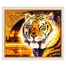 Схема вышивки «Тигр»