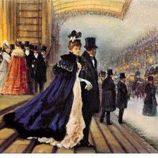 Схема вышивки «Театральная площадь»