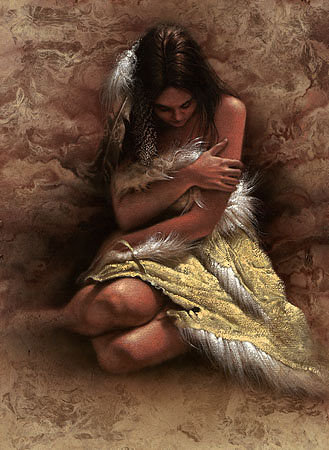 индейская сага - девушка, племя, индейцы - оригинал