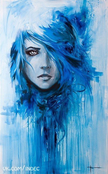 Девушка (акварель) - рисунок, девушка, акварель - оригинал