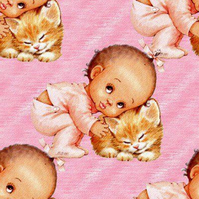 Нежность - котенок, дети, дружба., животное, ребенок - оригинал