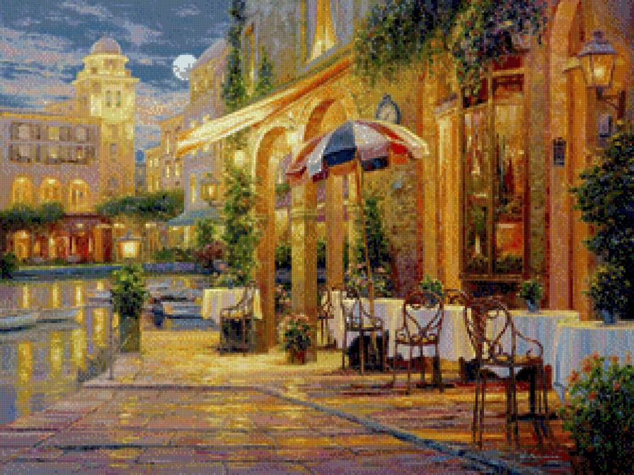 Улочки. Художник Haixia Liu - предпросмотр