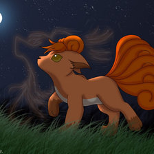 Схема вышивки «vulpix»