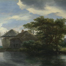 Схема вышивки «Деревня летом»