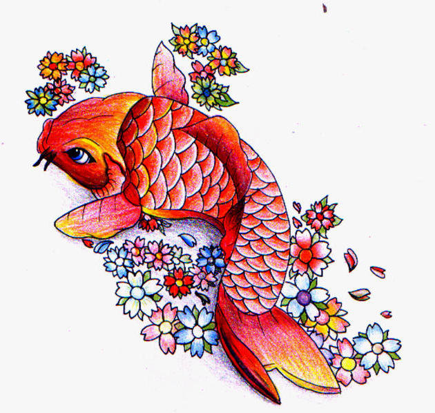 золотая рыбка - картина - оригинал