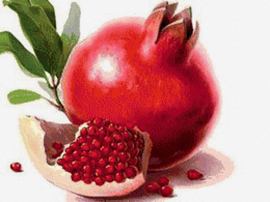 Гранат - натюрморт, фрукты, гранат - предпросмотр