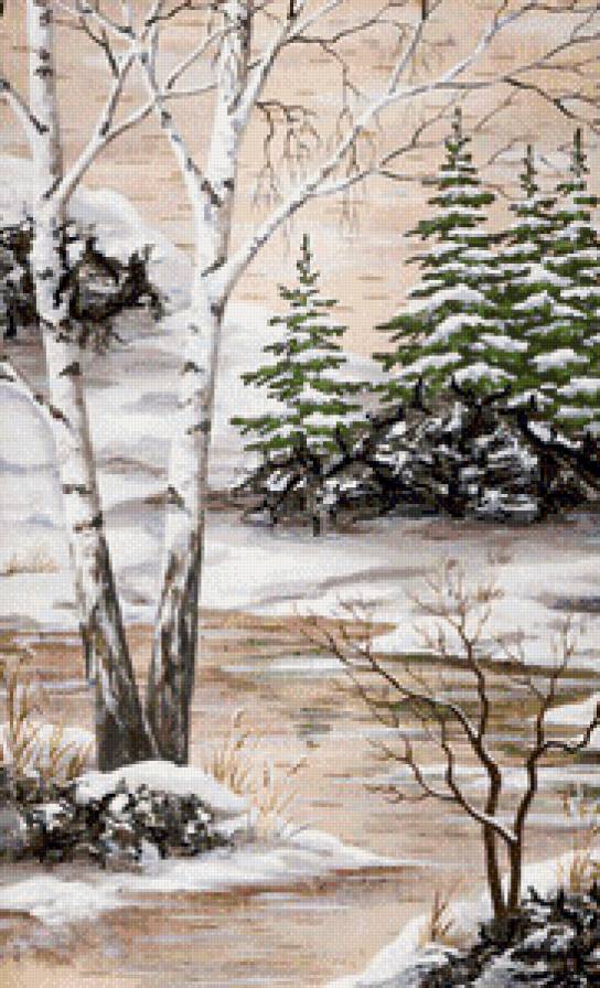 Зимний пейзаж - зима, пейзаж - предпросмотр