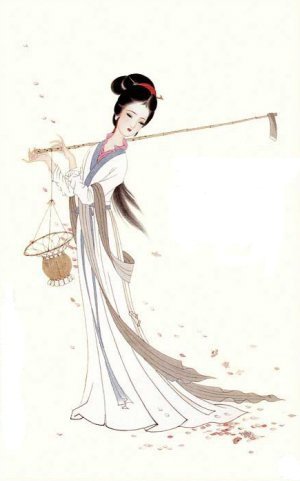 Девушка - япония, гейша - оригинал