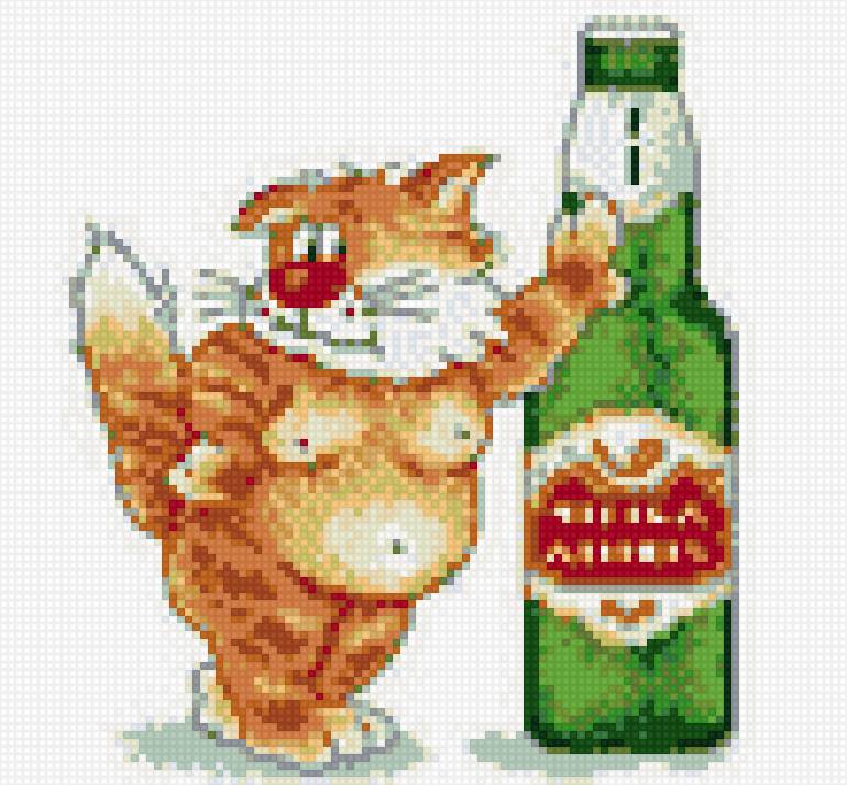 имею право - кот с пивом, пиво, кот, кот с бутылкой - предпросмотр