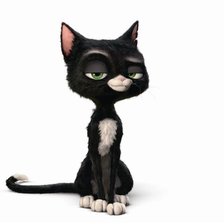 Схема вышивки «кошка»