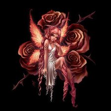 Схема вышивки «маленькая фея»