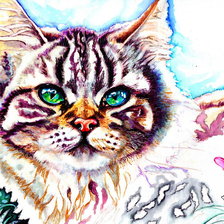 портрет кота