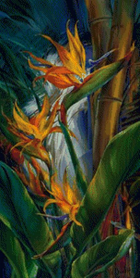 бамбук - цветы, красота - предпросмотр