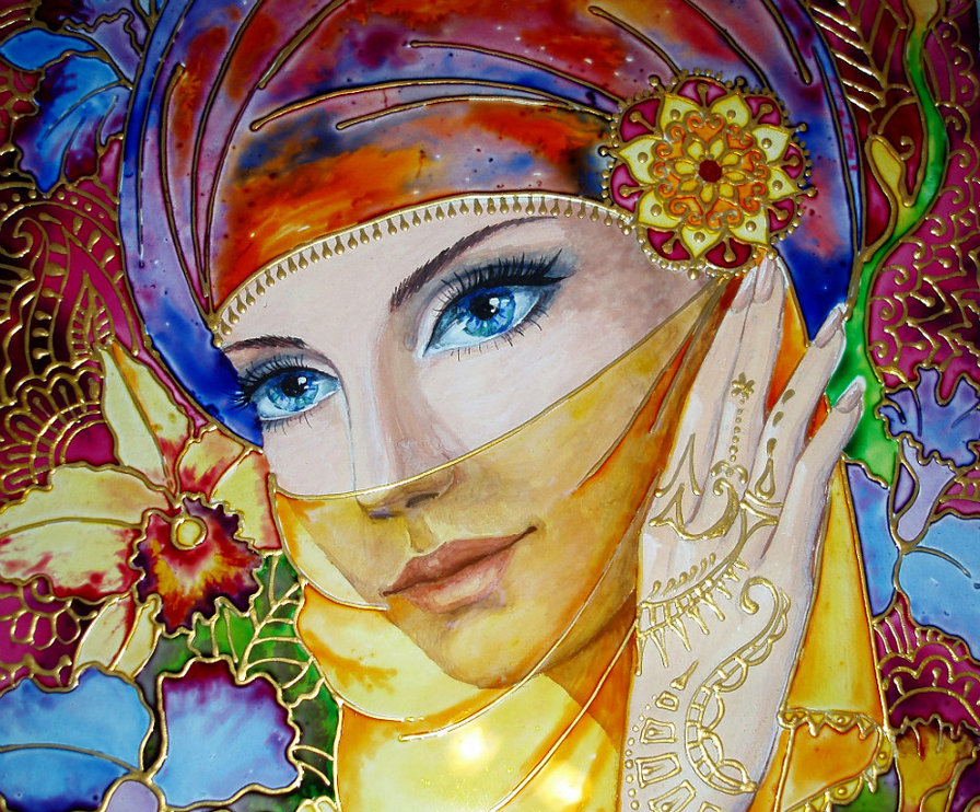 ...Эти глаза - женщина, восток - оригинал