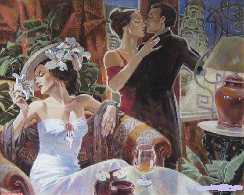 Ревность - мужчина, девушки - оригинал