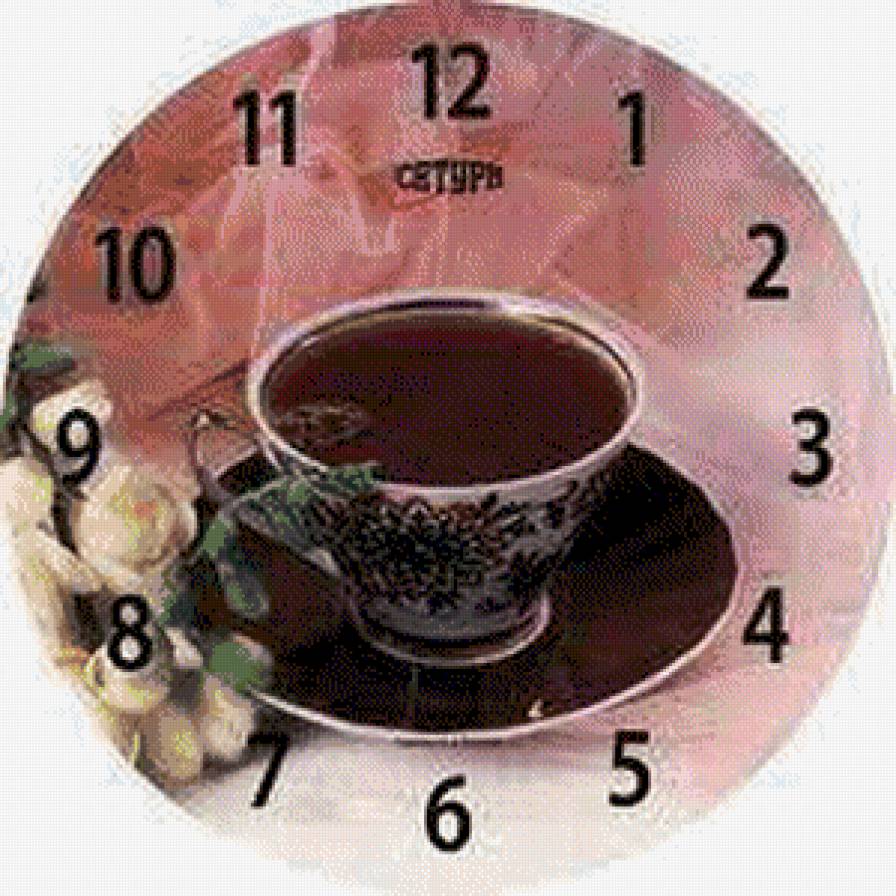 Панно для кухни - часики, часы, картина, на кухню, для кухни, кухня, чайная чашка - предпросмотр