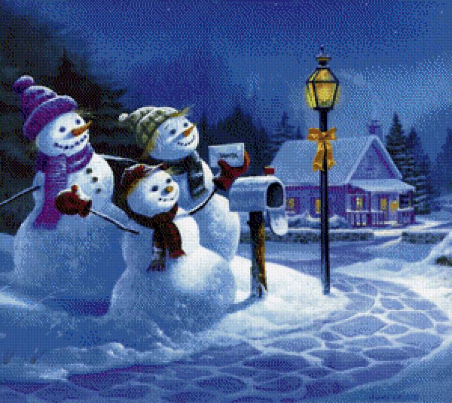 №509245 - новый год, лес, рождество, снег, природа - предпросмотр