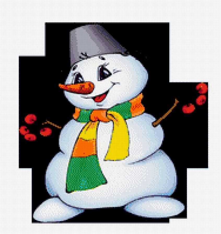 снеговик - новый год - предпросмотр