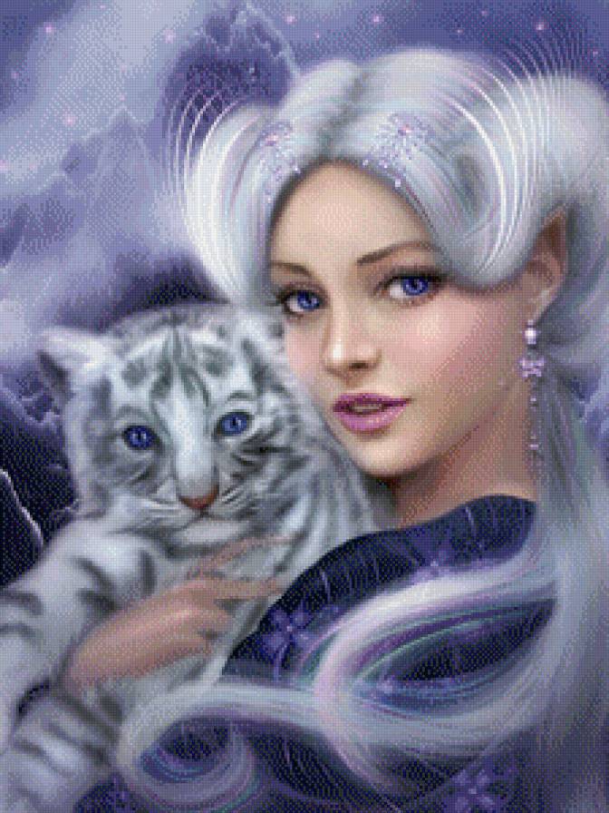 donna in blu - предпросмотр