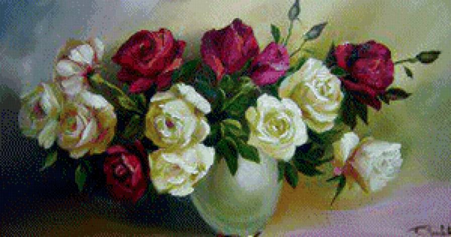 Букет роз - розы, цветы - предпросмотр