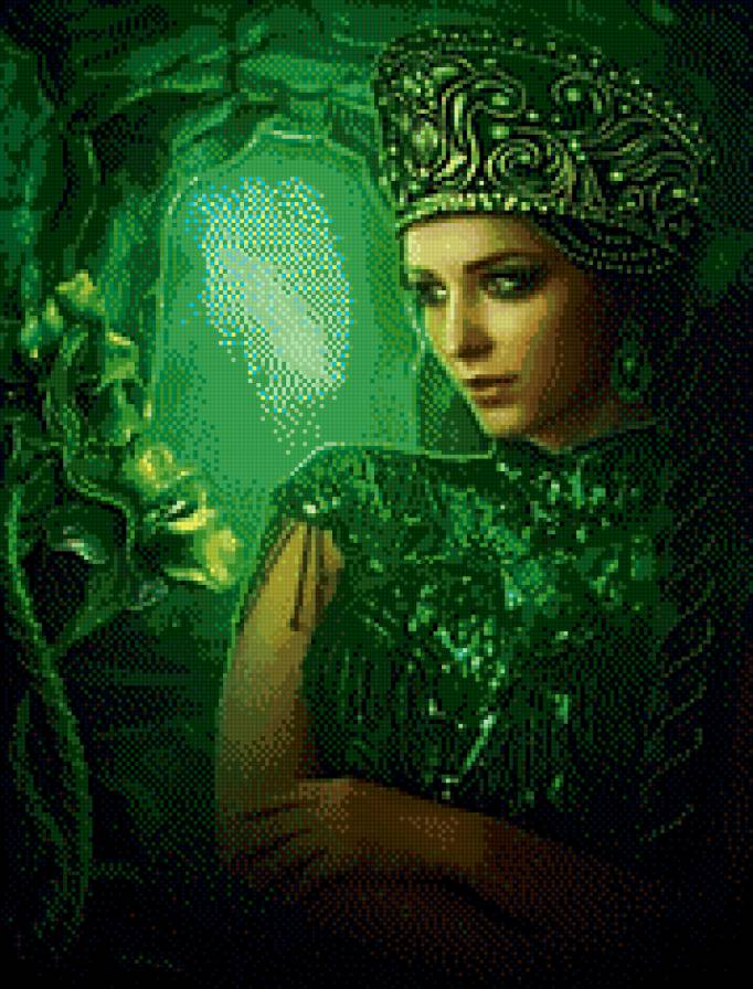 женская красота(серия) - фэнтези, женский образ, девушка, хозяйка медной горы, люди - предпросмотр