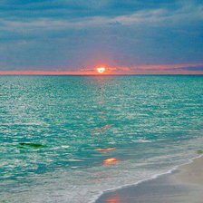 Схема вышивки «море»