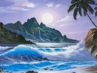 Схема вышивки «Морской прибой»