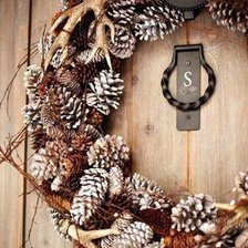 Схема вышивки «Венок из шишек»