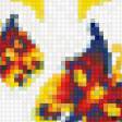 Предпросмотр схемы вышивки «триптих цветные бабочки» (№510799)