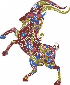 зодиак козерог - гороскоп, зодиак, козерог, подушка - оригинал