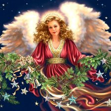 Схема вышивки «Ангел»