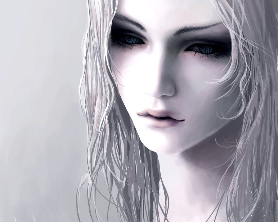 Опустошенность - фея одиночества, портреть, девушка - оригинал