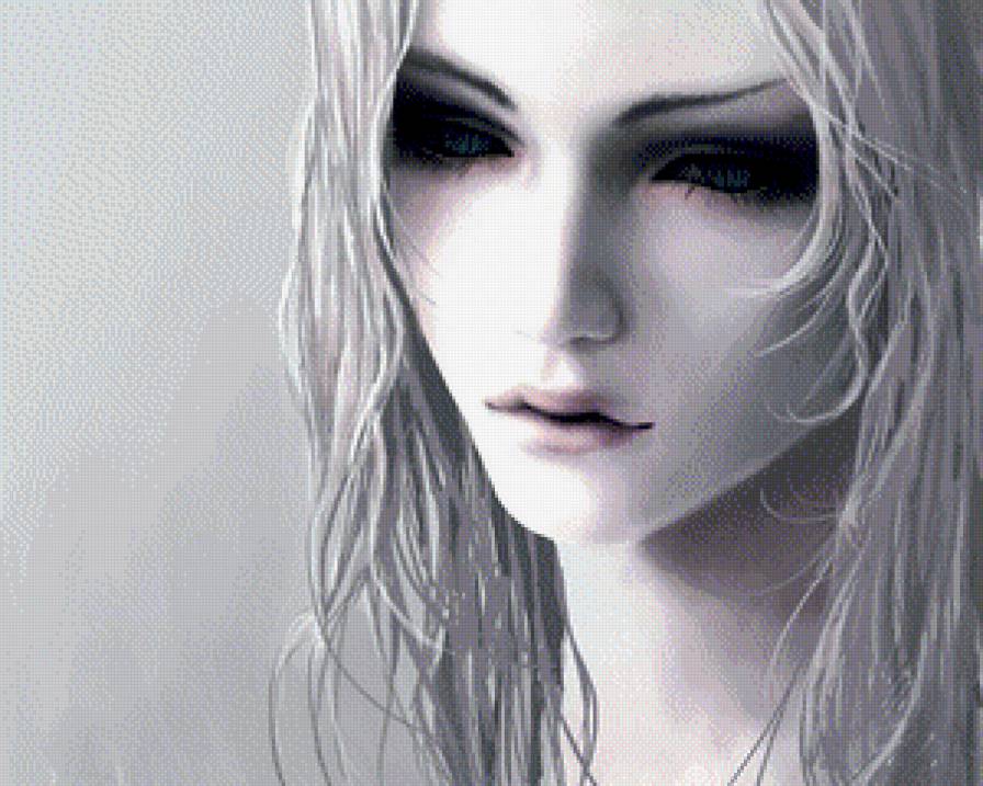 Опустошенность - фея одиночества, портреть, девушка - предпросмотр