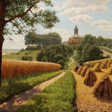 Схема вышивки «жатва»