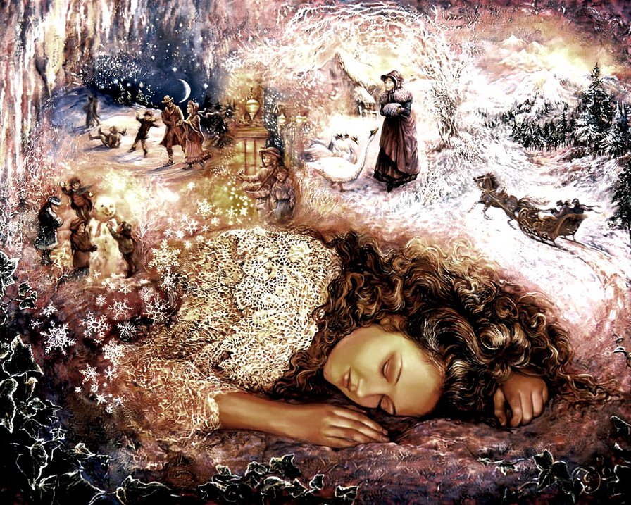 Жозефина Уолл 12 - девушка, сон, сказка, фентези - оригинал