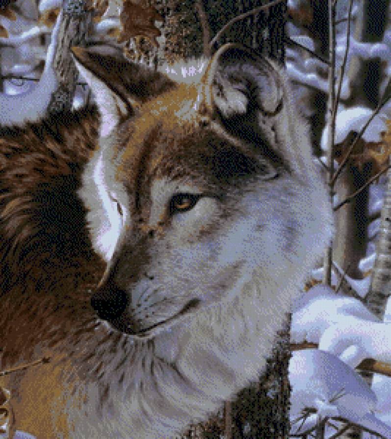 Волки диптих часть 2 - волки, диптих - предпросмотр