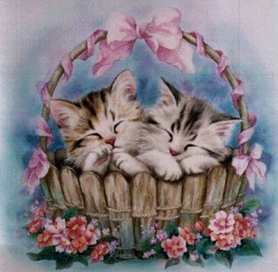 Малыши - кошки, котята, животные - предпросмотр