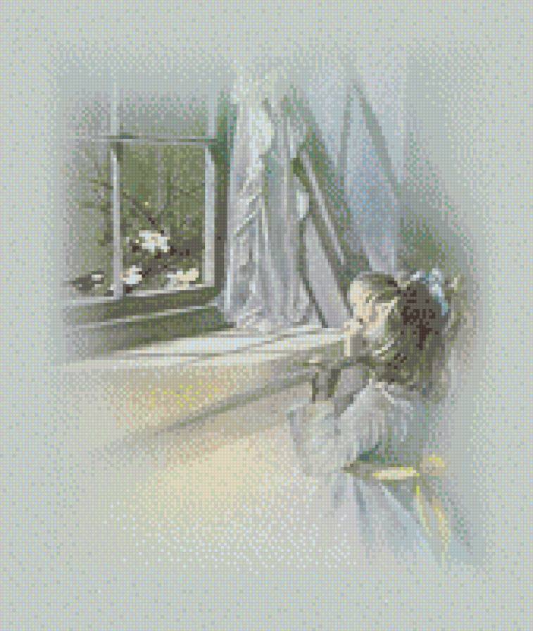 Dziewczynka przy oknie:) - deti - предпросмотр