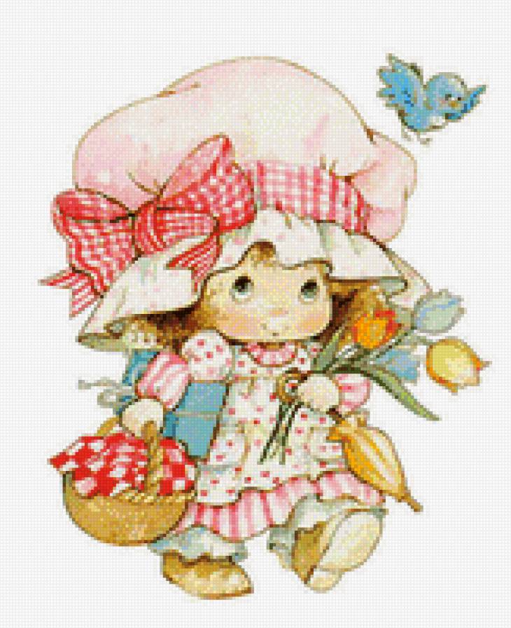 Малышка в чепчике - чепчик, дети, малышка - предпросмотр