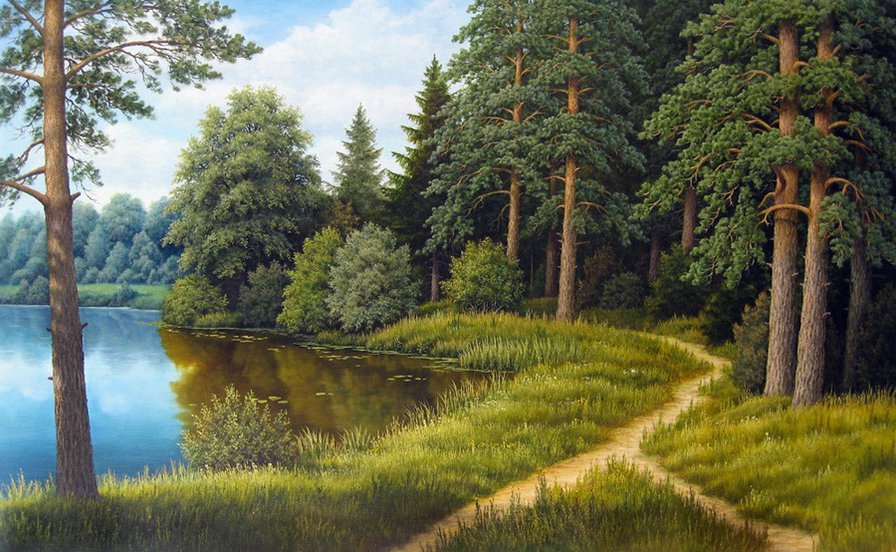 пейзаж - картина - оригинал